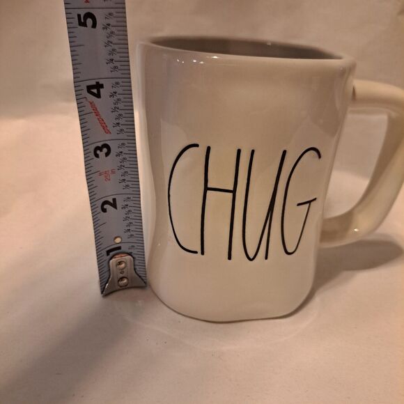 Rae Dunn Artisan Collection 16 oz. CHUG Dimpled Coffee Mug Cup by Magenta - Picture 6 of 7